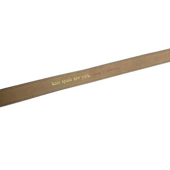 Kate Spade Leather Buckle Belt in Vivid Snap XL main image 8